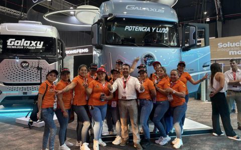 北汽福田银河重卡登陆哥伦比亚，以科技赋能美洲物流升级