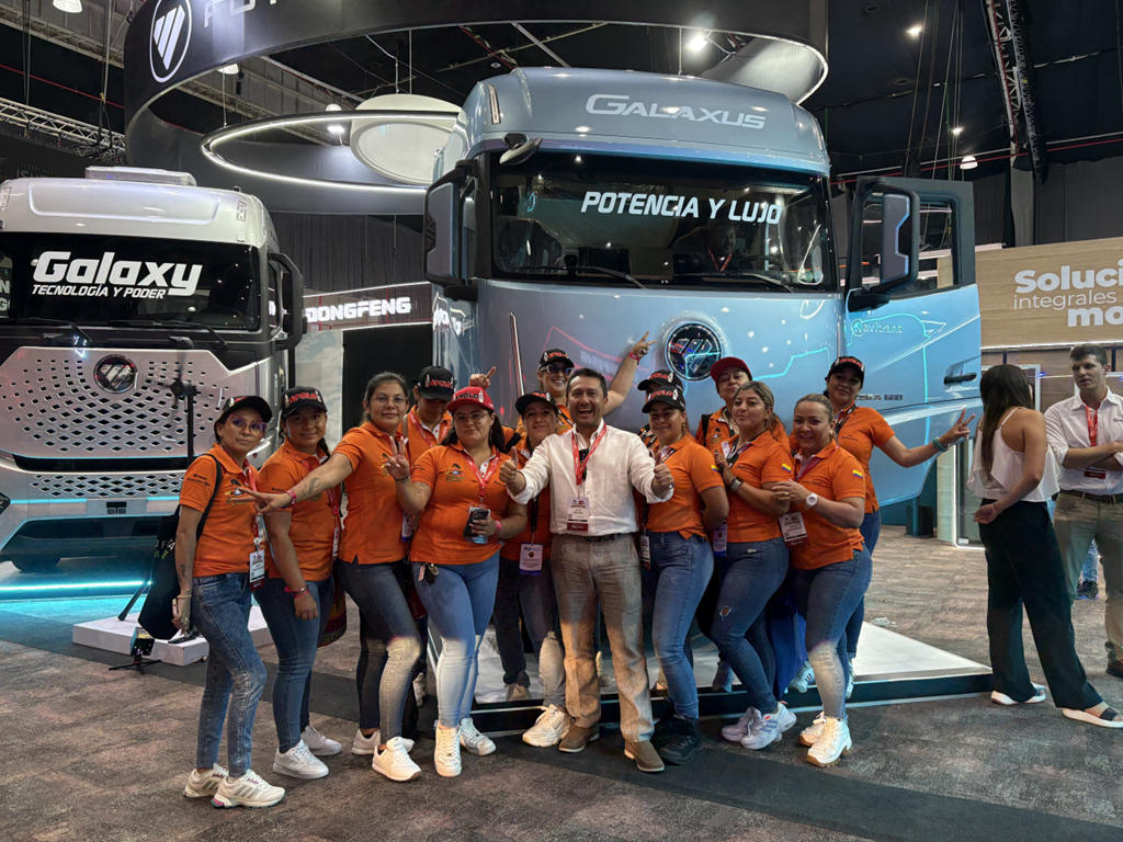 北汽福田银河重卡登陆哥伦比亚，以科技赋能美洲物流升级