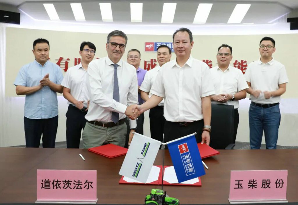 玉柴与道依茨法尔签订战略合作协议