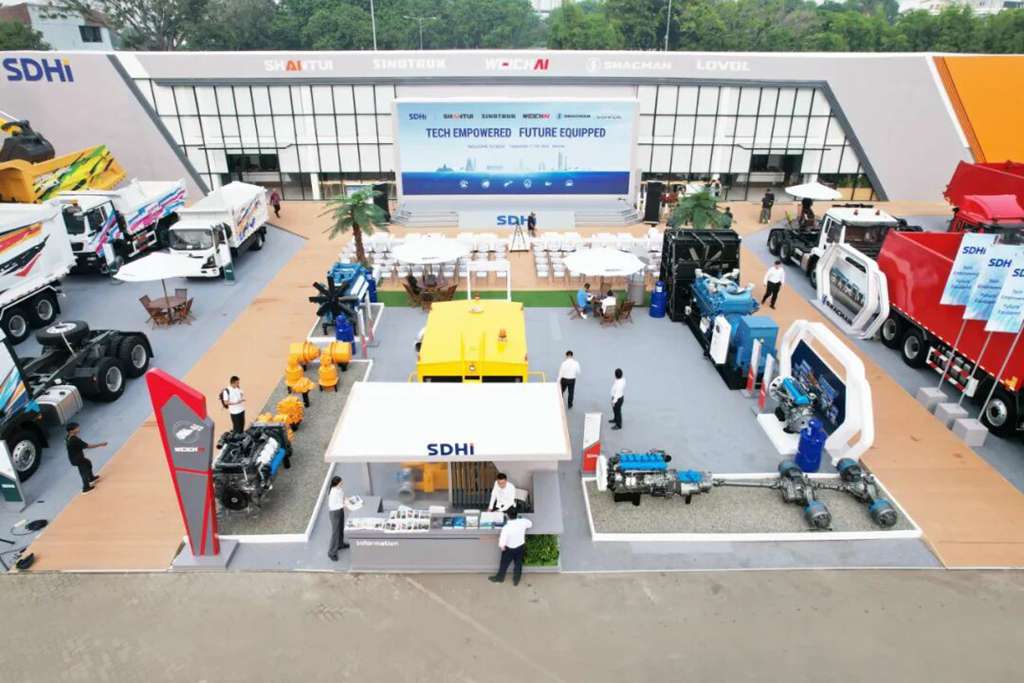 闪耀东南亚｜潍柴矿山动力亮相印尼矿业展