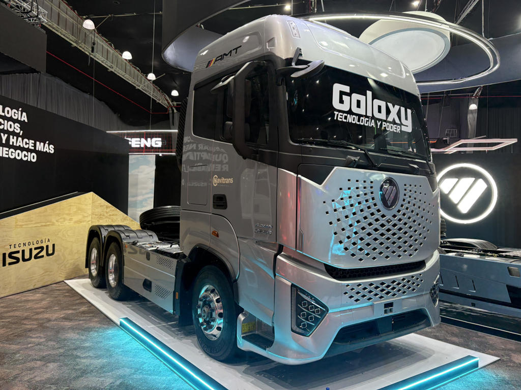 北汽福田银河重卡登陆哥伦比亚，以科技赋能美洲物流升级