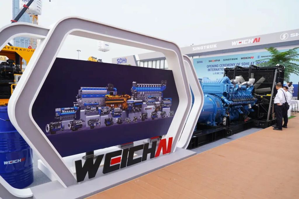 闪耀东南亚｜潍柴矿山动力亮相印尼矿业展