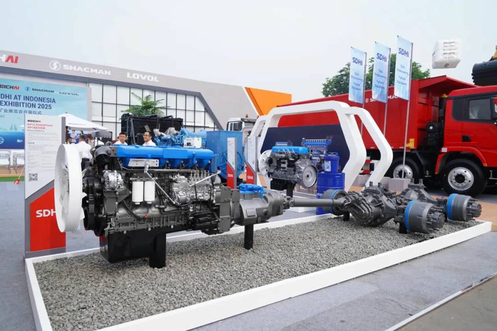 闪耀东南亚｜潍柴矿山动力亮相印尼矿业展