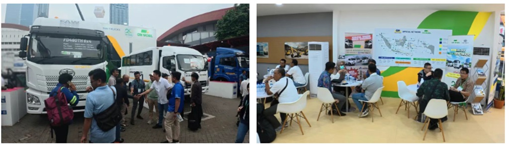 展位吸引超30000观众，一汽解放第23届印尼国际矿业展交出亮眼答卷