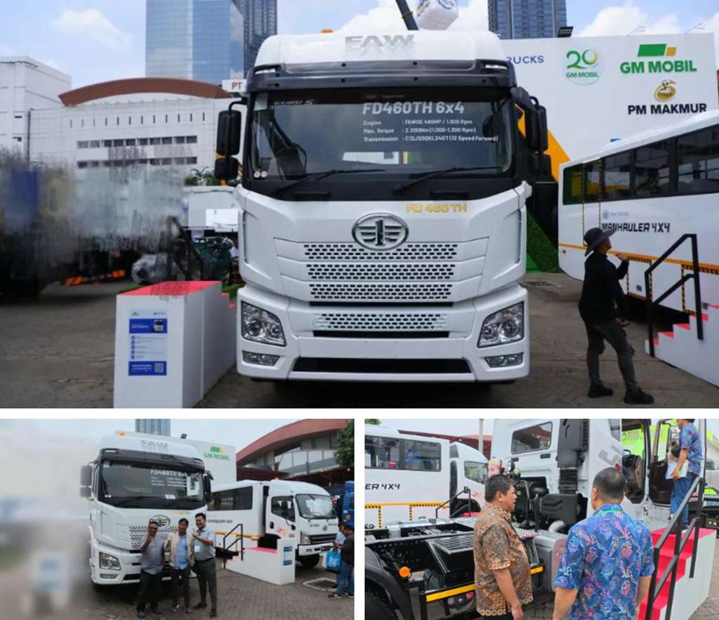 展位吸引超30000观众，一汽解放第23届印尼国际矿业展交出亮眼答卷