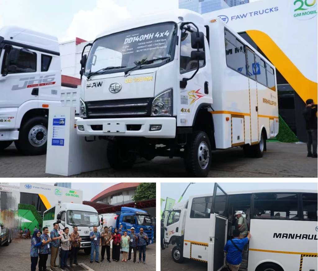 展位吸引超30000观众，一汽解放第23届印尼国际矿业展交出亮眼答卷