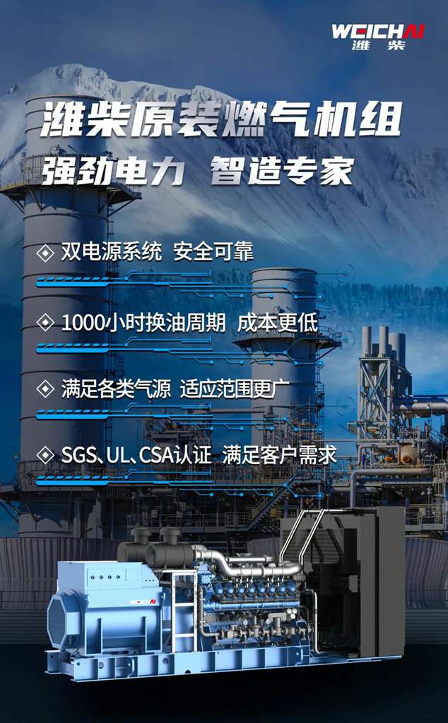 潍柴燃气发电机组挺进美洲高端市场！