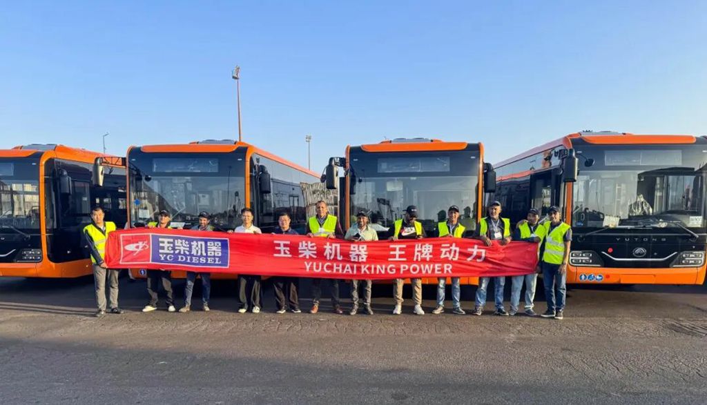 723台！玉柴客车动力启航非洲摩洛哥