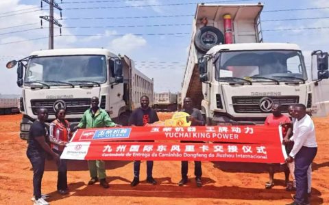 玉柴重卡发动机批量交付非洲安哥拉
