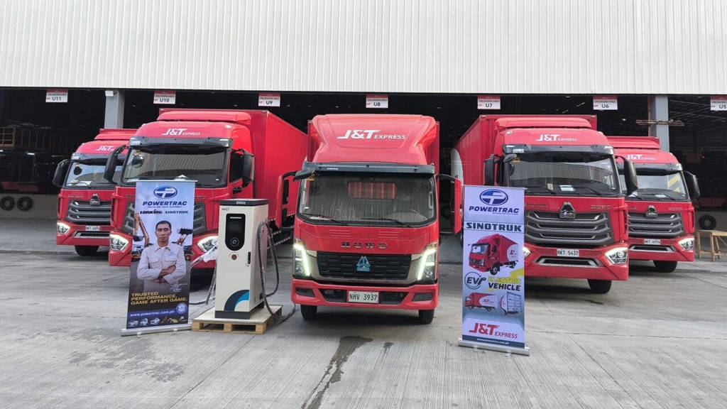 中国重汽电动卡车成功交付J&T极兔速递菲律宾公司