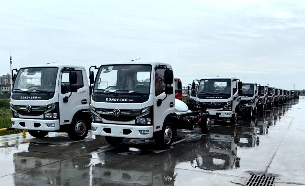 506台东风轻型商用车发运哥伦比亚 实现新年新突破！