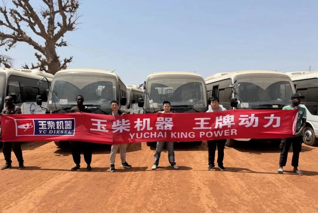 玉柴客车发动机又双叒叕出口非洲大陆！