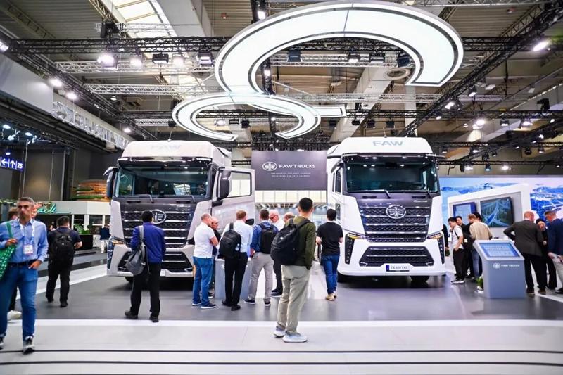 热度不减!一汽解放持续“圈粉”IAA