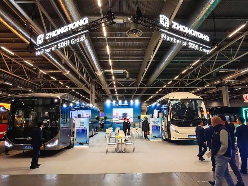 亮相斯德哥尔摩Persontrafik 中通客车携三款纯电客车加速深耕北欧市场