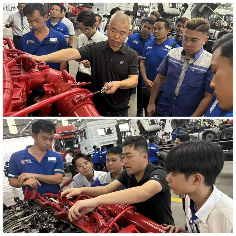 Focus｜SHACMAN Holds Service Training and Skills Competition in Malaysia